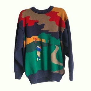 💕Vintage Cotton Traders Golf Sweater